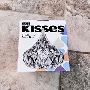 Hersheys Kisses Shannon Crystal Covered Candy Dish New Decoration